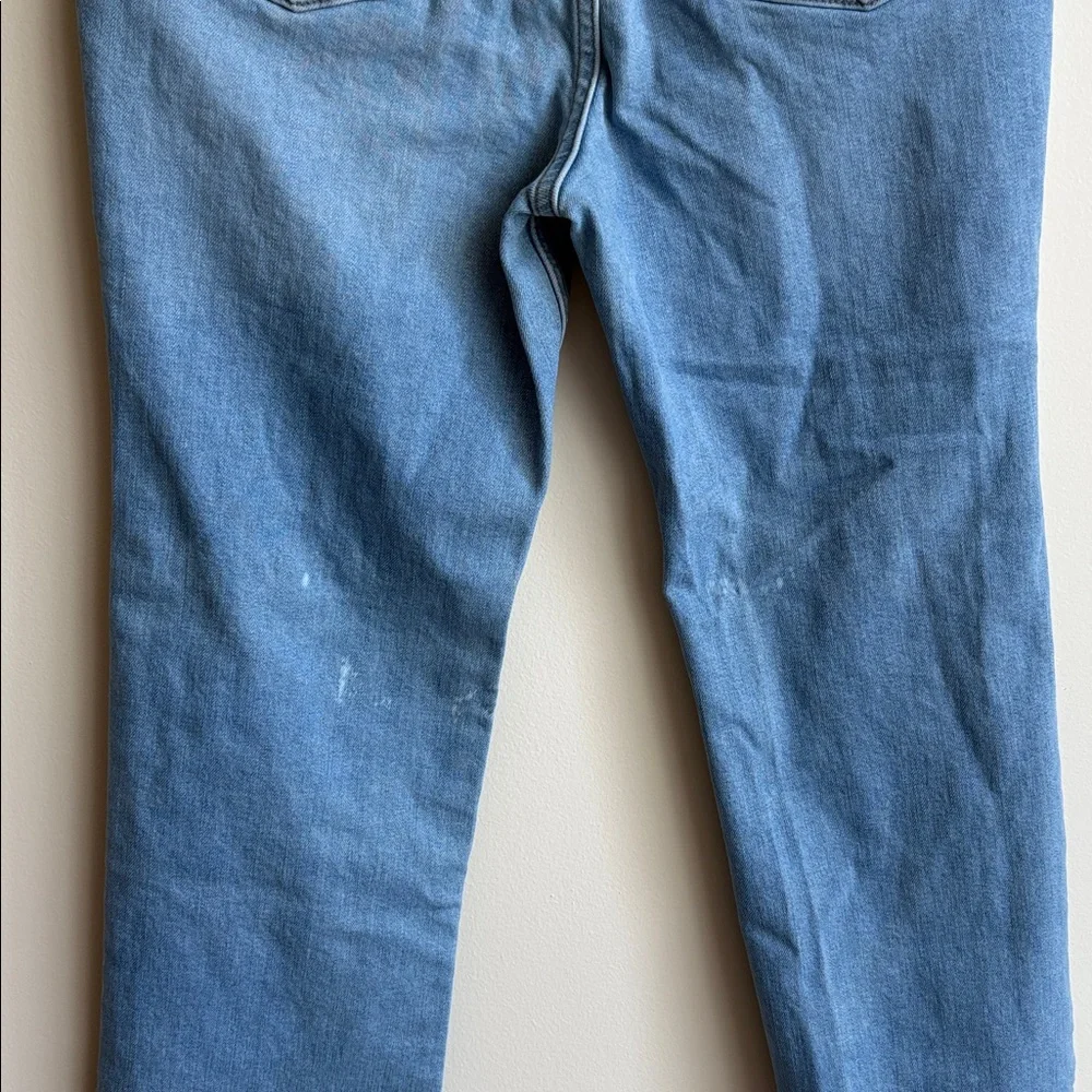 Wrangler High Rise True Straight Crop Jeans